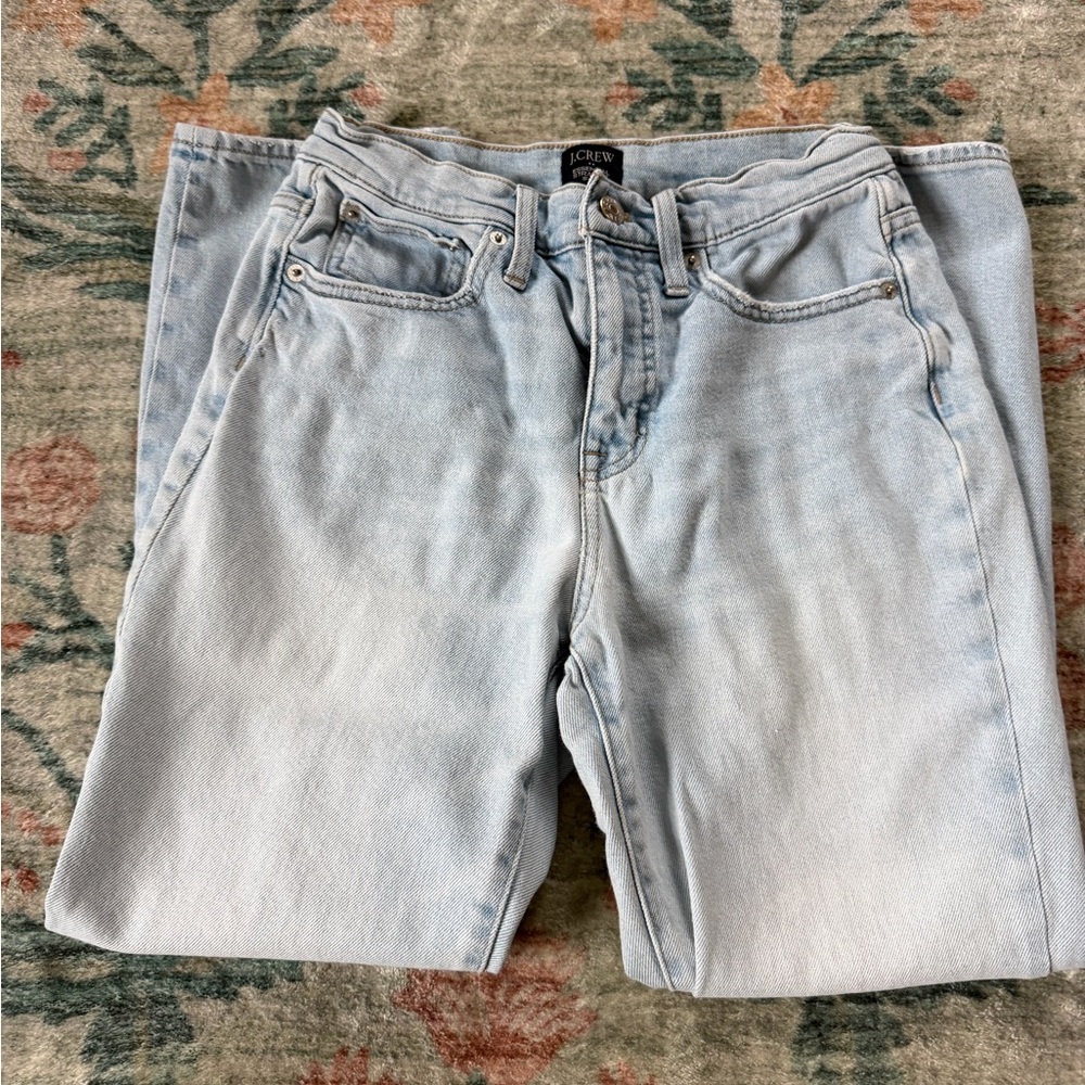 J.Crew Essential Straight Light Blue Jeans